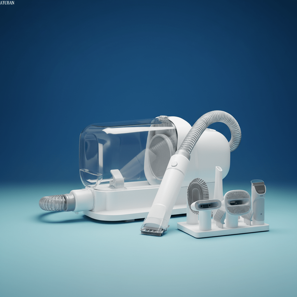 Dog Grooming Vacuum & Pet Grooming Kit - Tailtreasures